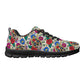 Candy skull athletic sneakers, dia de los muertos skull athletic running shoes, sugar skull athletic sneakers, candy skull athletic shoes