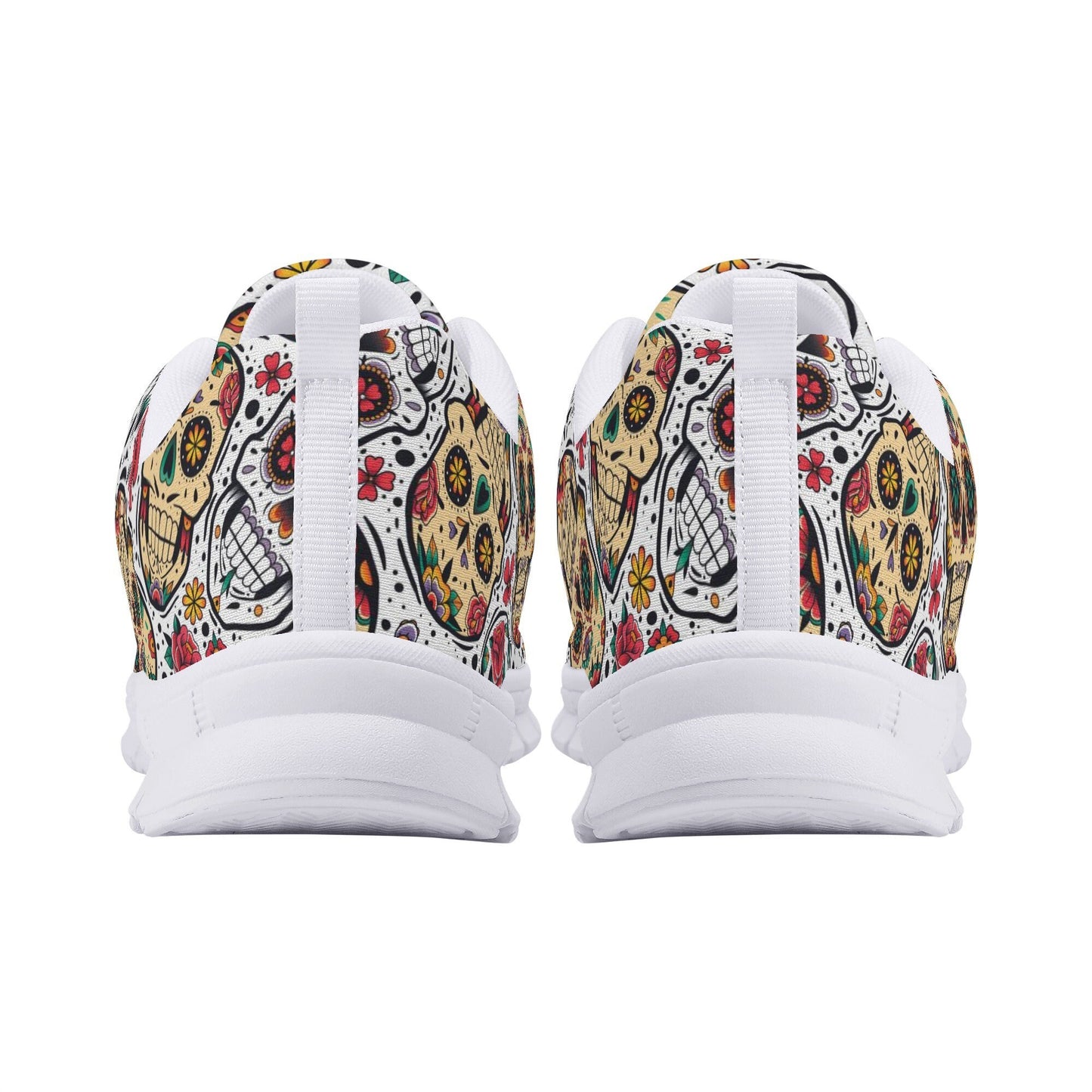 Mexico shoes, mexico running shoes, day of the dead lightweigh shoes, mexico athletic sneakers mexico shoes, sugar skull girl lifestyle shoe