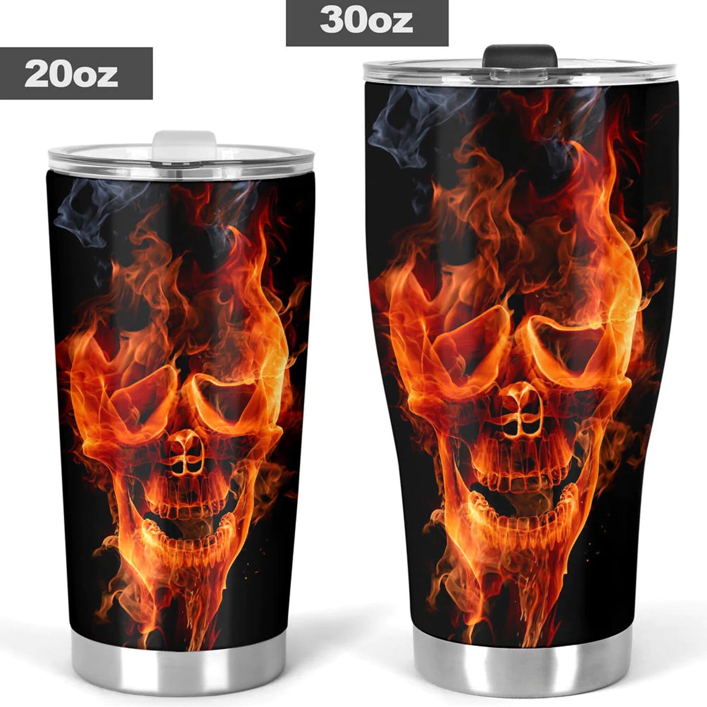 Skull in fire freezer Mug, punisher skull freezer Mug, christmas skull mug, skeleton tumblr, punisher skull cup, halloween jumbo Mug tumbler