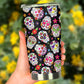 Dia de los muertos skull mug, day of the dead mug, floral sugar skull beer mug, sugar skull tumbler cup mug, dia de los muertos skull jumbo