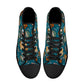 Floral skull hight top sneakers, candy skull shoes, calaveras skull canvas shoes, sugar skull shoes gift, cinco de mayo skull canvas shoes