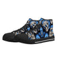 Flaming skull causual sneakers, biker skull women sneakers, skull women shoes, skeleton shoes, halloween women shoes, christmas skull shoes