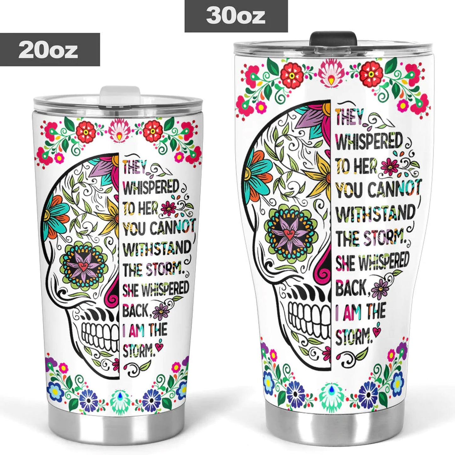 Sugar skull freezer Mug, sugar skull girl tumblr, sugar skull beer mug, sugar skull girl travel mug, mexico tumbler cup mug, sugar skull mug