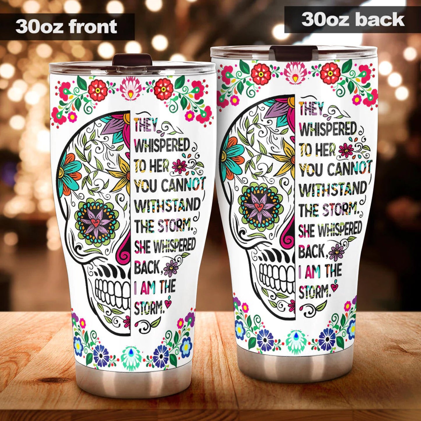 Sugar skull freezer Mug, sugar skull girl tumblr, sugar skull beer mug, sugar skull girl travel mug, mexico tumbler cup mug, sugar skull mug