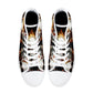 Biker skull hight top sneakers, flower skull canvas shoes, evil women shoes, motorcycle skull canvas shoes, Motorcycle women sneakers shoes