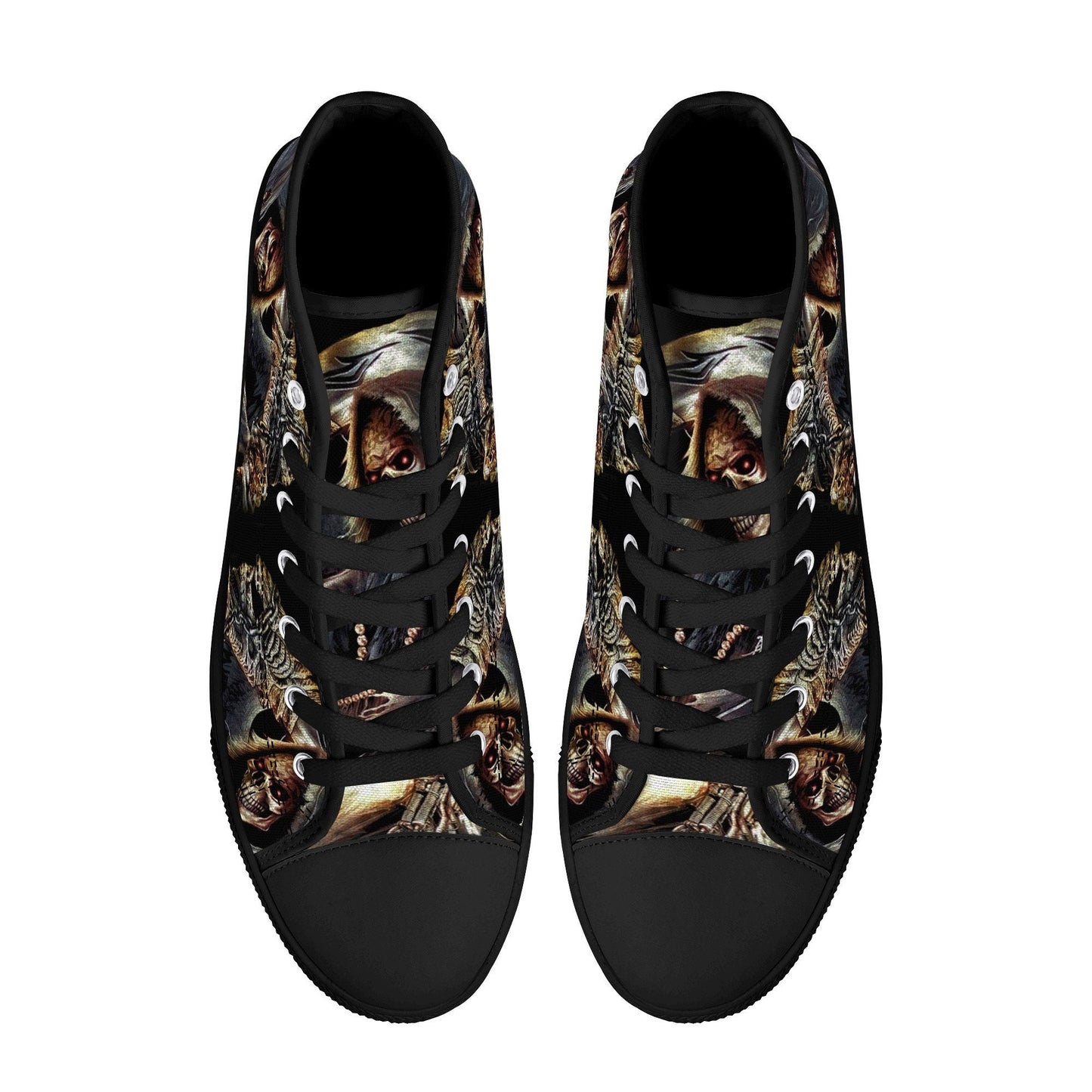 Christmas skull women sneakers rose skull men sneakers, horror shoes goth causual shoes, skull shoes for her christmas skull canvas sneakers