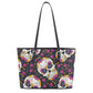 Sugar skull cosmetic wallet, day of the dead tote bag, floral sugar skull travel bag, mexican skull crossbody bag, sugar skull girl handbag