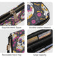 Sugar skull cosmetic wallet, day of the dead tote bag, floral sugar skull travel bag, mexican skull crossbody bag, sugar skull girl handbag