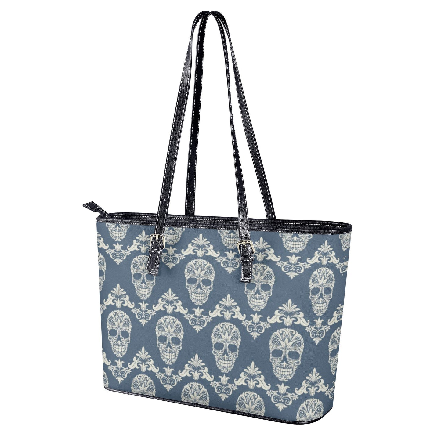 Floral sugar skull cosmetic bag, sugar skull tote bag, sugar skull wallet, mexican skull bag with shoulder strap, mexican skull cosmetic bag