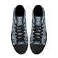Mexico high-top shoes, mexico canvas sneakers, floral skull canvas sneakers, mexican skull canvas shoes, candy skull canvas sneakers shoes