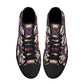 Cinco de mayo skull high-top shoes, candy skull men sneakers, dia de los muertos skull sneakers gift, mexican skull high top shoes sneakers