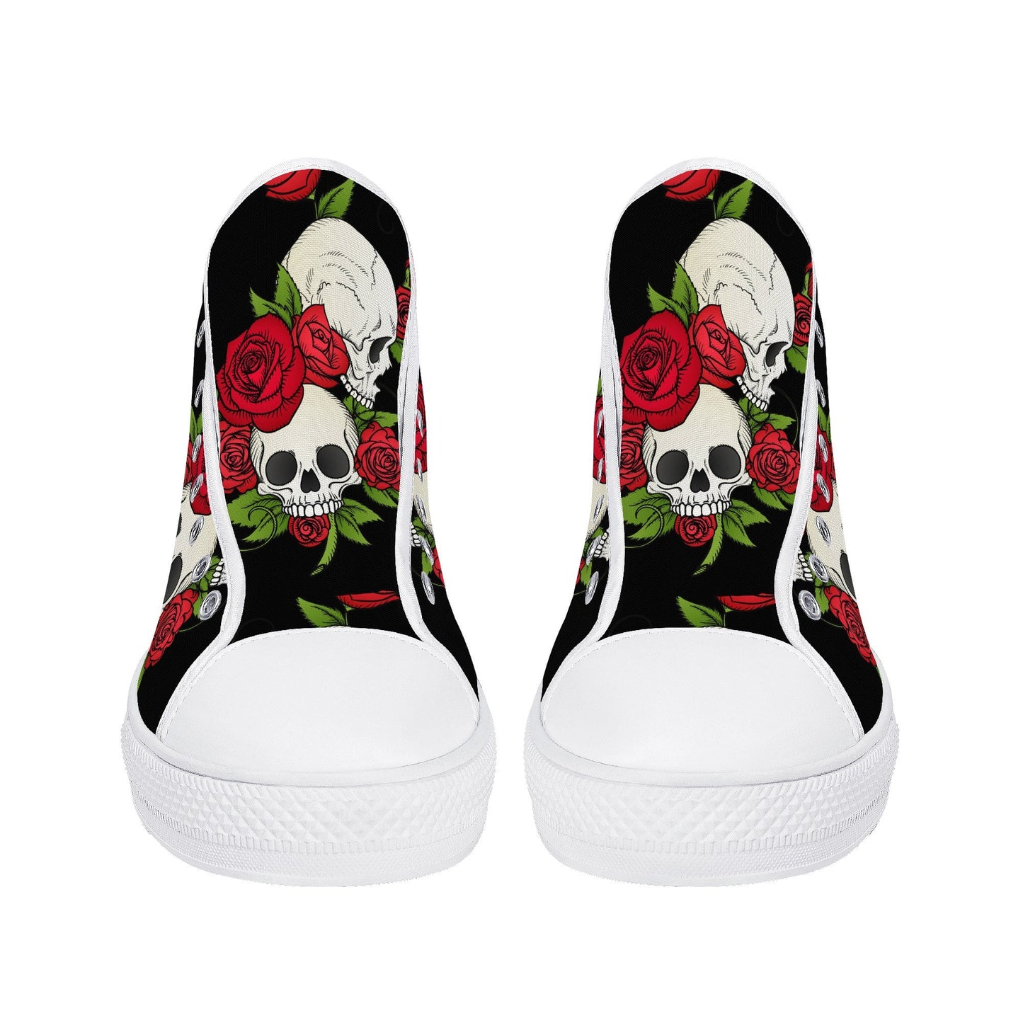 Floral skull shoes for him, punisher skull women sneakers skull causual sneakers biker skull shoes skeleton sneakers gift, death skull shoes