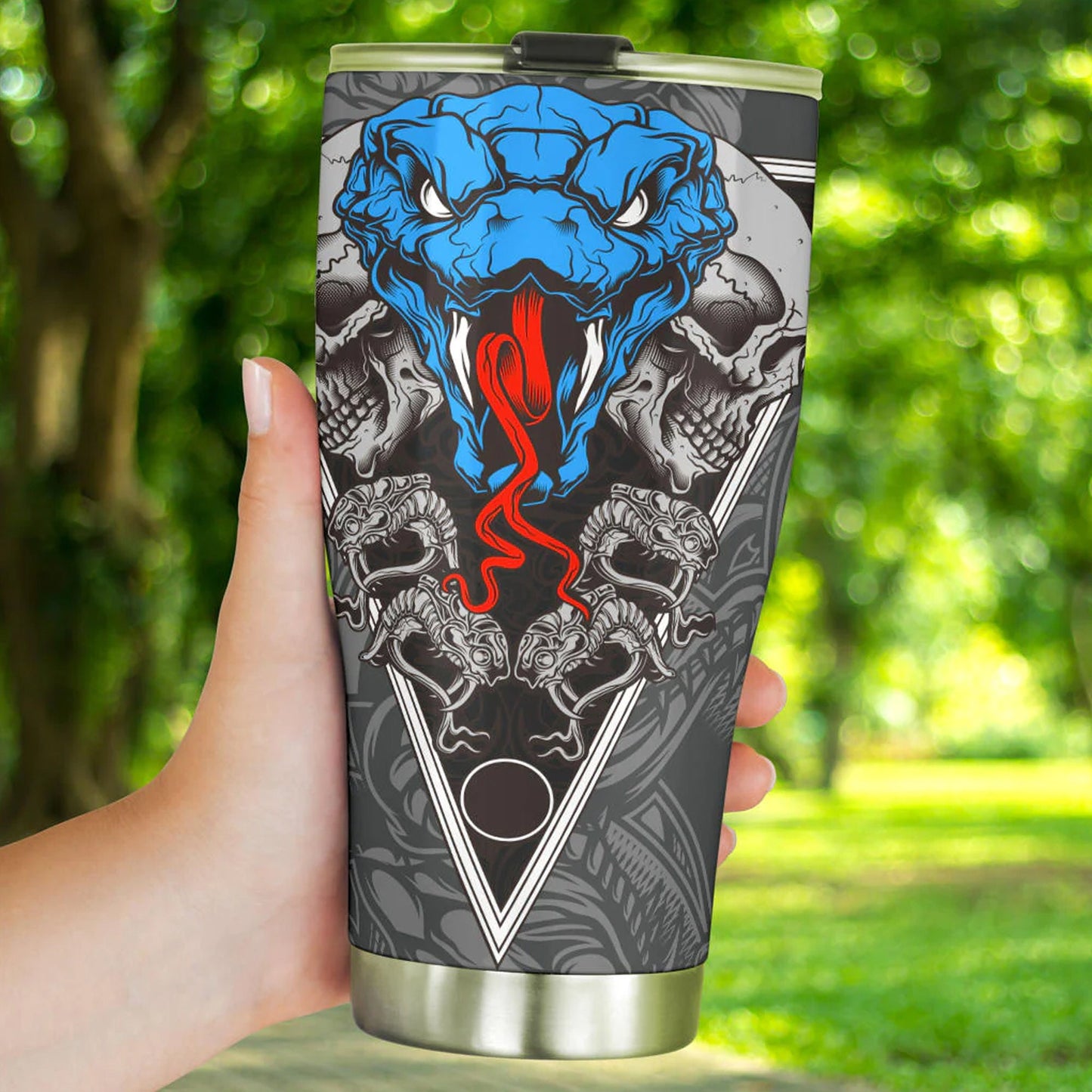 Death skull tumblr, flower skull travel mug, motorcycle skull beer mug, goth mug, grim reaper travel mug, floral skull cup, christmas skull