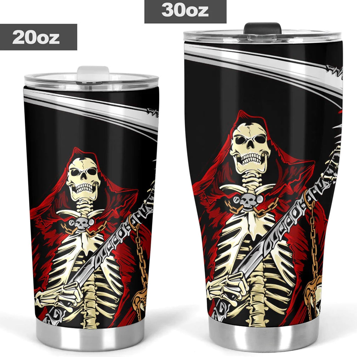 Halloween beer mug, evil jumbo Mug, skull in fire tumbler cup mug, gothic skull tumblr, floral skull travel mug, skeleton tumbler cup mug