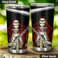 Halloween beer mug, evil jumbo Mug, skull in fire tumbler cup mug, gothic skull tumblr, floral skull travel mug, skeleton tumbler cup mug