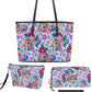 Candy skull long wallet calaveras skull shoulder bag day of the dead cosmetic wallet dia de los muertos skull shoulder bag sugar skull purse