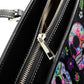 Calaveras skull tote bag, sugar skull wallet, day of the dead purse, floral skull bag with shoulder strap, cinco de mayo skull purse bag