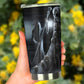Halloween jumbo Mug, punisher skull tumbler, goth tumblr, death skull tumblr, grim reaper coffee mug, gothic skull mug, skeleton travel mug