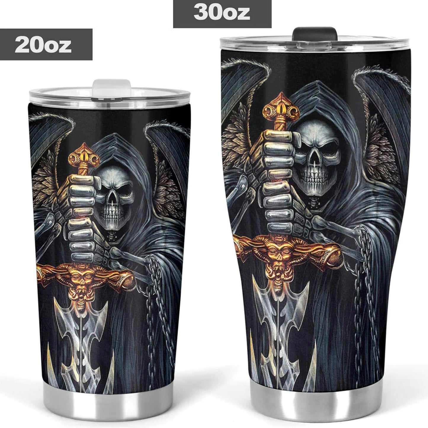 Evil jumbo Mug, gothic skull tumblr, horror tumblr, skull beer mug, skeleton travel mug, gothic skull beer mug, halloween coffee mug tumbler