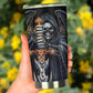 Evil jumbo Mug, gothic skull tumblr, horror tumblr, skull beer mug, skeleton travel mug, gothic skull beer mug, halloween coffee mug tumbler