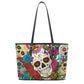 Mexican skull travel bag, dia de los muertos skull handbag, day of the dead tote bag, cinco de mayo skull shoulder bag, day of the dead bag