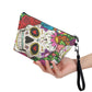 Mexican skull travel bag, dia de los muertos skull handbag, day of the dead tote bag, cinco de mayo skull shoulder bag, day of the dead bag