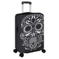 Cinco de mayo skull luggage protector, floral skull luggage protector, dia de los muertos skull suitcase cover, floral sugar skull suitcase