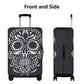 Cinco de mayo skull luggage protector, floral skull luggage protector, dia de los muertos skull suitcase cover, floral sugar skull suitcase