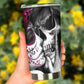 Sugar skull coffee mug, floral sugar skull mug, sugar skull beer mug, cinco de mayo skull cup, floral sugar skull freezer Mug tumbler cup
