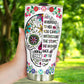 Sugar skull freezer Mug, sugar skull girl tumblr, sugar skull beer mug, sugar skull girl travel mug, mexico tumbler cup mug, sugar skull mug