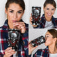 Biker skull tumblr, flaming skull tumbler, motorcycle skull freezer Mug halloween freezer Mug Motorcycle skull tumbler, skeleton freezer mug