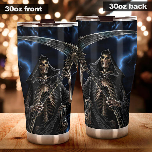 Skull in fire tumbler cup mug, flower skull jumbo Mug, flaming skull jumbo Mug, motorcycle skull tumbler cup mug, skull tumblr, flower skull