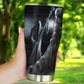 Halloween jumbo Mug, punisher skull tumbler, goth tumblr, death skull tumblr, grim reaper coffee mug, gothic skull mug, skeleton travel mug