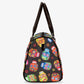 Cinco de mayo skull Overnight Bag, candy skull duffel bag, sugar skull large travel bag, sugar skull girl Vacation Holidays Travel handbag