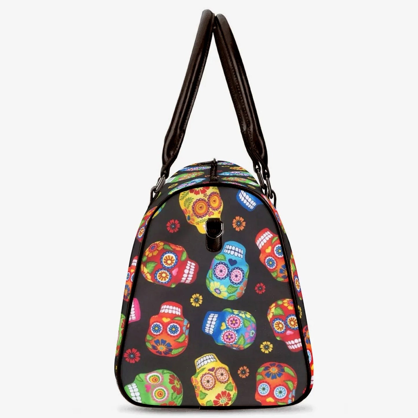 Cinco de mayo skull Overnight Bag, candy skull duffel bag, sugar skull large travel bag, sugar skull girl Vacation Holidays Travel handbag