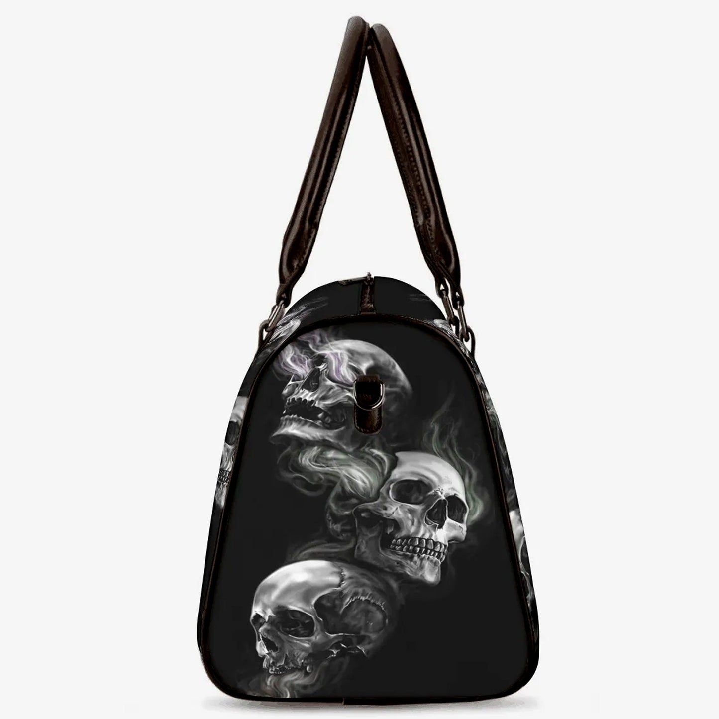 Halloween Hospital Bag, christmas skull monogrammed bag, rose skull handbag, biker skull shoulder bag, death skull handbag, flaming skull