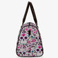 Dia de los muertos skull Vacation Holidays Travel Bag, mexican skull Carry on Weekender Overnight Bag, sugar skull girl duffel bag handbag