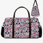 Dia de los muertos skull Vacation Holidays Travel Bag, mexican skull Carry on Weekender Overnight Bag, sugar skull girl duffel bag handbag