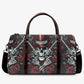 Halloween weekender bags, halloween shoulder bag, flower skull Carry On Bag, punisher skull Overnight Bag, punisher skull evil Overnight Bag