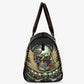 Skull travel bag, floral skull Hospital Bag, skull in fire Overnight Bag, gothic skull Hospital Bag, biker skull weekender bags, flame skull