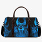 Horror Overnight Bag, flame skull Carry On Bag, death skull monogrammed bag, biker skull weekender bags, biker skull Carry On Bag, skull bag