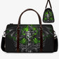 Punisher skull duffel bag, flower skull handbag, skull weekender bags, floral skull monogrammed bag, flaming skull Vacation Holidays Travel