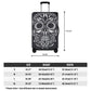 Cinco de mayo skull luggage protector, floral skull luggage protector, dia de los muertos skull suitcase cover, floral sugar skull suitcase