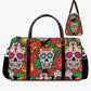 Cinco de mayo skull Hospital Bag, candy skull Overnight Bag, dia de los muertos skull Vacation Holidays Travel Bag, cinco de mayo skull bag
