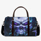 Flaming skull weekender bags, horror Vacation Holidays Travel Bag, horror Vacation Holidays Travel Bag, goth large travel bag, evil handbag