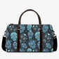 Candy skull large travel bag, day of the dead Vacation Holidays Travel Bag, floral skull Hospital Bag, candy skull Overnight Bag, candy bag