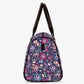 Skeleton handbag, calaveras skull duffel bag, candy skull Canvas Weekend Travel Bag, sugar skull girl weekender bags sugar skull weekend bag