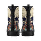Skeleton waterproof Lace Up Anti-Slip platform nooties, grim reaper combat boots, gothic skull ankle Boots, flower skull boots, halloween