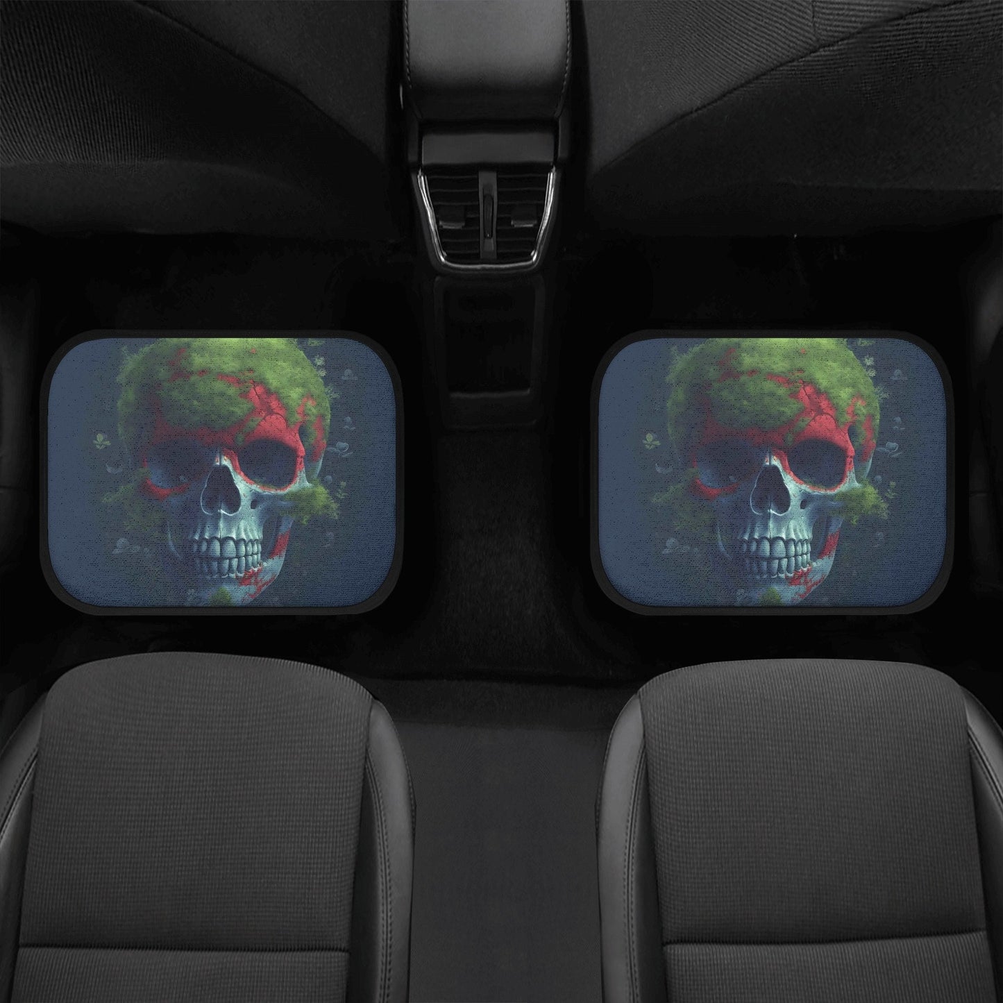 Gothic skull car protector, motorcycle skull car seat tool, skeleton cover cushion accessories for Cars biker skull car seat protector cover