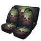 Rose skull car seat cushion cover, gothic skull car seat tool, motorcycle skull car seat tool, flower skull car seat cushion cover skulls